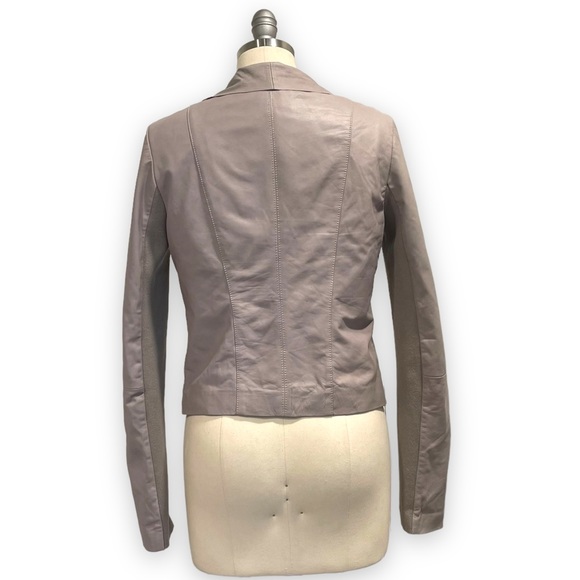 Trouvé Drape Collar Leather Jacket size Medium - Picture 8 of 10